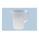 Hünersdorff Messkanne 2.000 ml, PP, 1 Skala geschlossener Griff, transparent-1