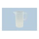 Hünersdorff Messkanne 250 ml, PP, 1 Skala geschlossener Griff, transparent-1