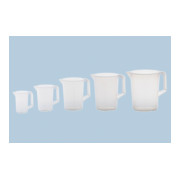Hünersdorff Messkanne 3.000 ml, PP, 1 Skala geschlossener Griff, transparent-2