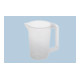 Hünersdorff Messkanne 500 ml, PP, 1 Skala geschlossener Griff, transparent-1