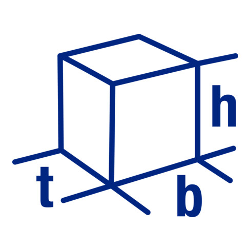Hünersdorff Metall-Kleinteile-Koffer 23 Einsatzboxen 330x440x66 mm, dunkelblau
