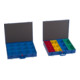 Hünersdorff Metall-Kleinteile-Koffer 23 Einsatzboxen 330x440x66 mm, dunkelblau-5