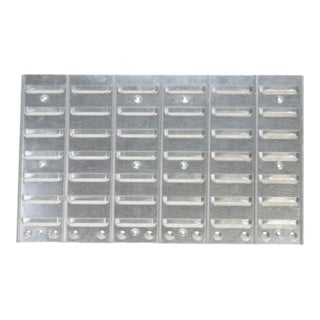 Hünersdorff Metall-Schlitzwand für Sichtboxen aus PP Gr.1-4, 15x630x380 mm