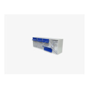Hünersdorff MultiStore Magazin-Schrank 56 einbrennlackiertem Stahlblech,enzianblau-5
