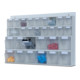 Hünersdorff MultiStore Wand-Set 30 Klarsichtbehälter hochschlagfestem Kunststoff, lichtgrau-1
