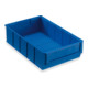 Hünersdorff Regalbox aus PP, 300x183x81 mm blau, Volumen 3,44 L, breit-1