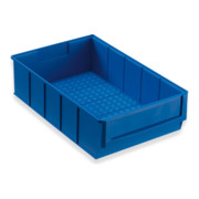 Hünersdorff Regalbox aus PP, 300x183x81 mm blau, Volumen 3,44 L, breit