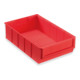 Hünersdorff Regalbox aus PP, 300x183x81 mm rot, Volumen 3,44 L, breit-1