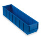 Hünersdorff Regalbox aus PP, 400x91x81 mm blau, Volumen 2,22 L, schmal-1