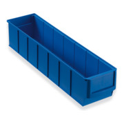 Hünersdorff Regalbox aus PP, 400x91x81 mm blau, Volumen 2,22 L, schmal