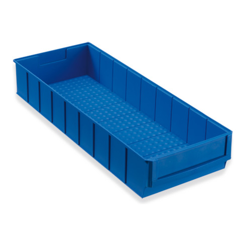 Hünersdorff Regalbox aus PP, 500x183x81 mm blau, Volumen 6,00 L, breit