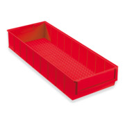 Hünersdorff Regalbox aus PP, 500x183x81 mm rot, Volumen 6,00 L, breit