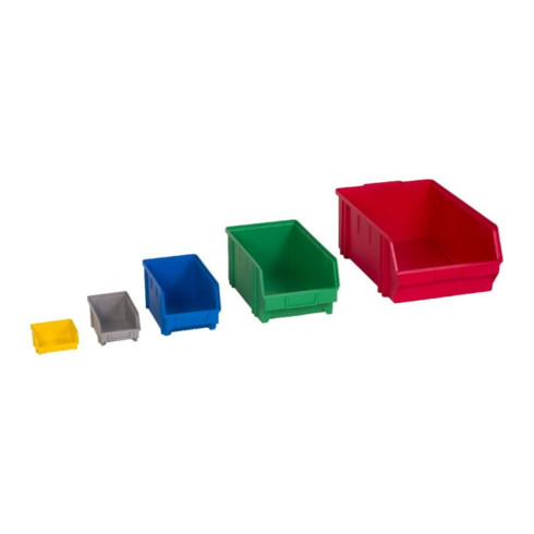 Hünersdorff Sichtbox aus PS, Gr. 4 blau