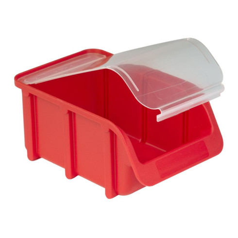 Hünersdorff Sichtbox PP, Gr. 2, Sonder-VE für Verpackungszwecke ohne EAN, rot