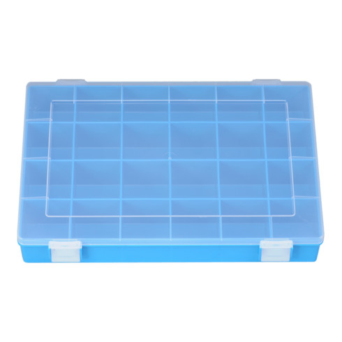 Hünersdorff Sort-kasten PP-CLASSIC, 24 Fächer 225x335x55 mm, blau
