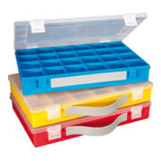 Hünersdorff Sort-kasten PP-CLASSIC, 24 Fächer 225x335x55 mm, blau, mit Tragegriff-2