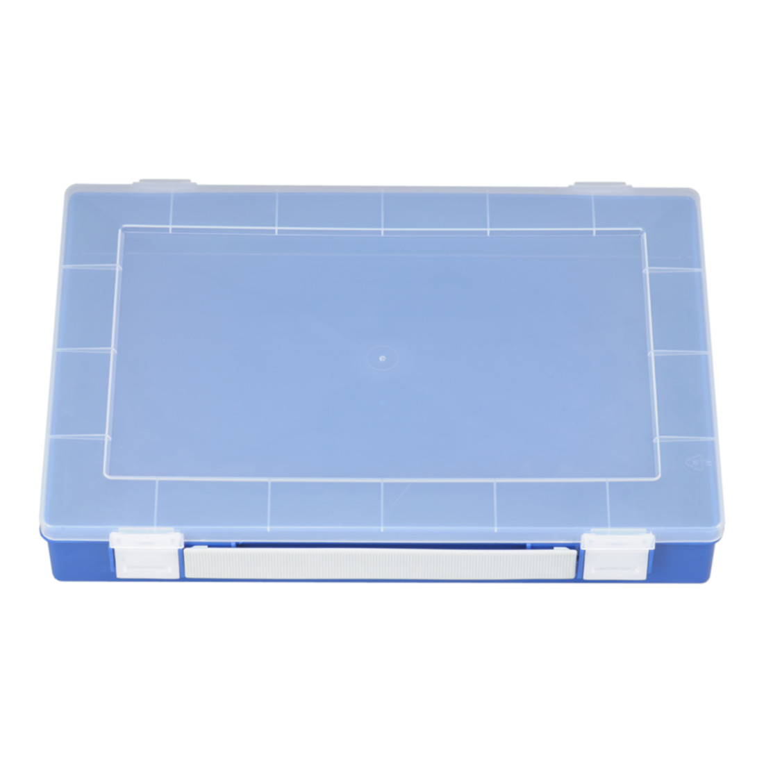 Hünersdorff Sort-kasten PP-PREMIUM, 0 Einsatzboxen mit Tragegriff, blau, 225x335x55 mm