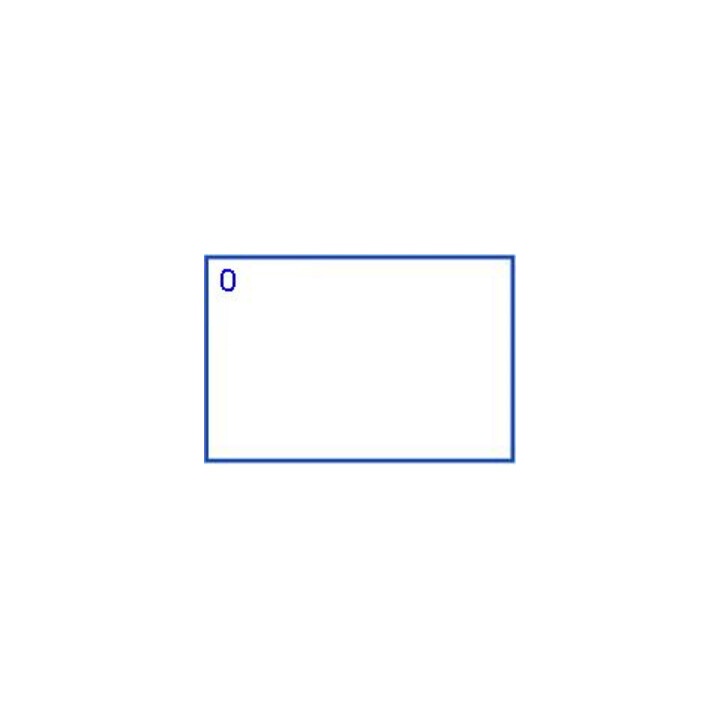 Hünersdorff Sort-kasten PP-PREMIUM, 0 Einsatzboxen mit Tragegriff, blau, 225x335x55 mm