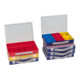 Hünersdorff Sort-kasten PP-PREMIUM, 0 Einsatzboxen mit Tragegriff, blau, 225x335x55 mm