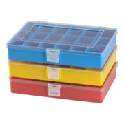 Hünersdorff Sort-kasten PS-COMPACT, 12 Fächer 170x250x46 mm, gelb-4