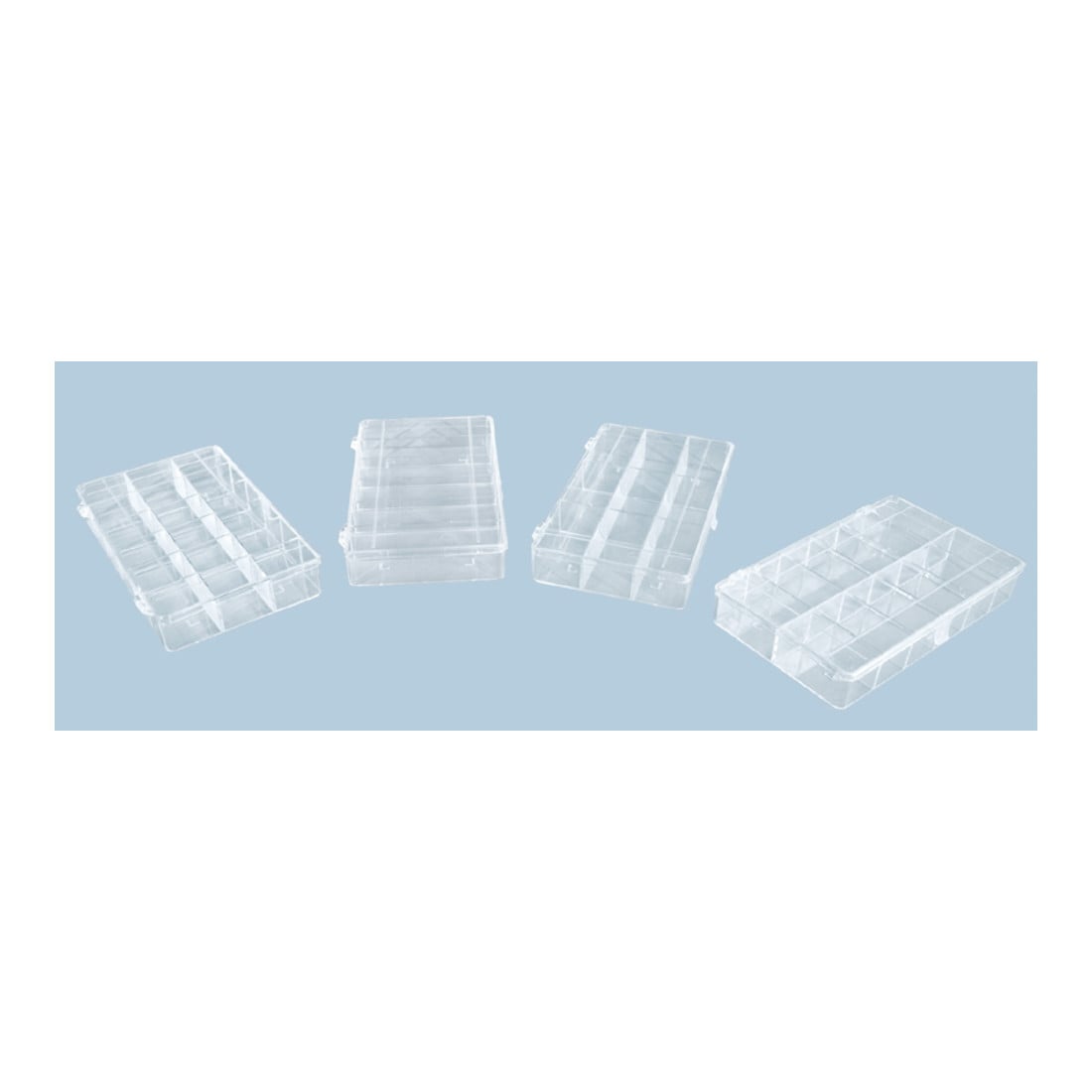 Hünersdorff Sort-kasten PS-MINI, 6 Fächer 120x210x36 mm