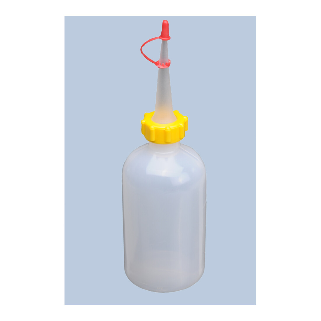 Hünersdorff Spenderflasche 250 ml, rund LD-PE, natur