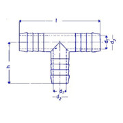 Hünersdorff T-Schlauchverbinder HDPE-2