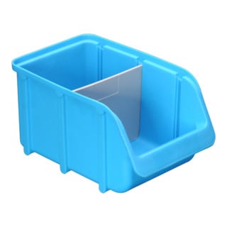 Hünersdorff Trennsteg für Sichtboxen PP Gr.3+3/L grau, groß, 140 x 105 mm