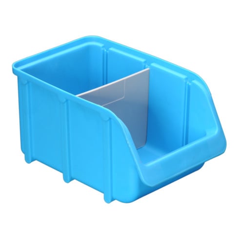 Hünersdorff Trennsteg für Sichtboxen PP Gr.3+3/L grau, groß, 140 x 105 mm