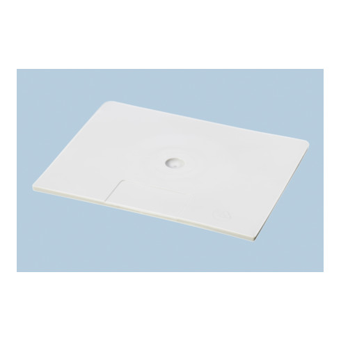 Hünersdorff Trennsteg für Sichtboxen PP Gr.3+3/L grau, groß, 140 x 105 mm