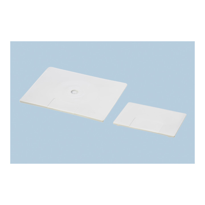 Hünersdorff Trennsteg für Sichtboxen PP Gr.3+3/L grau, groß, 140 x 105 mm