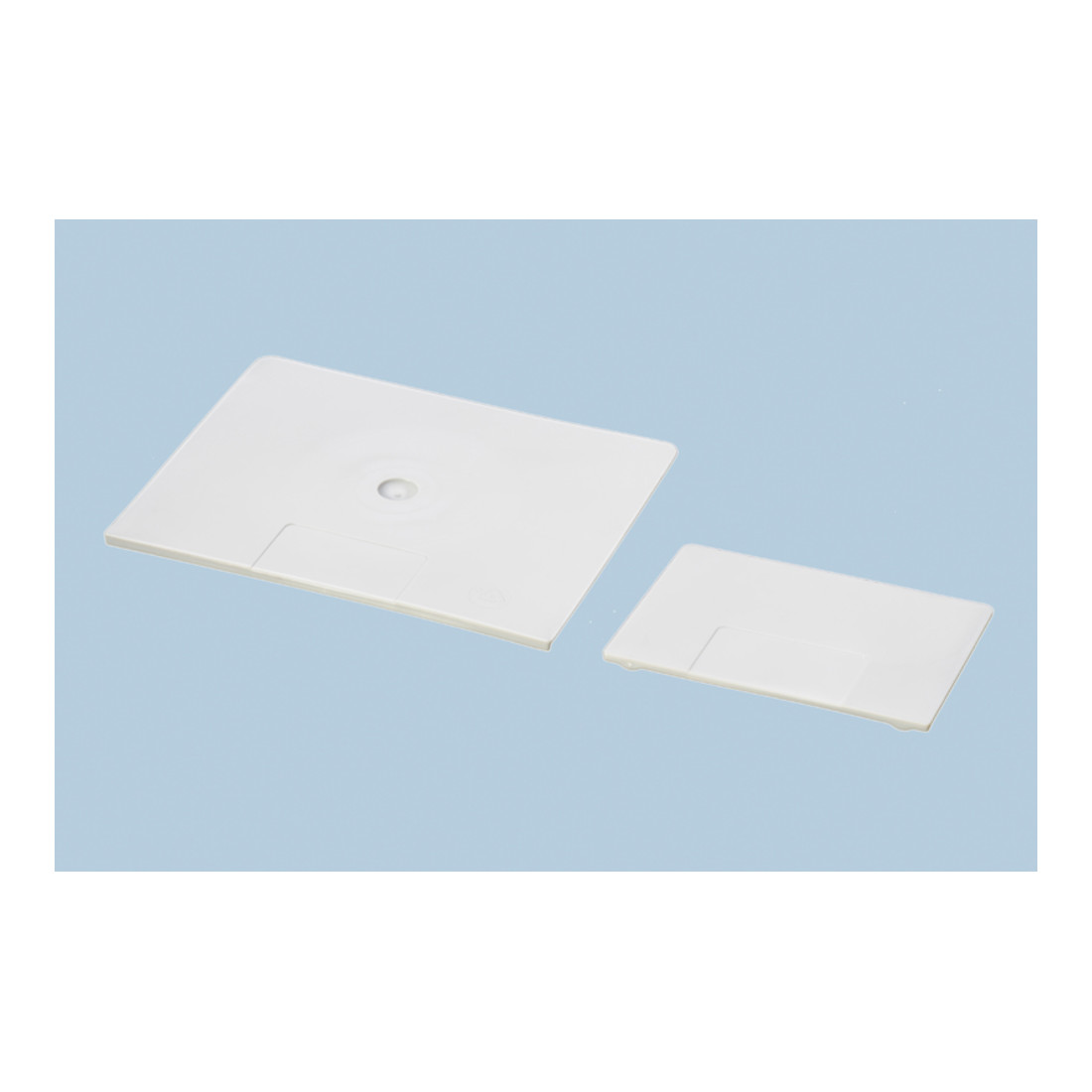 Hünersdorff Trennsteg für Sichtboxen PP Gr.3+3/L grau, groß, 140 x 105 mm