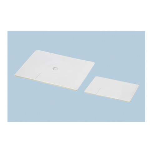 Hünersdorff Trennsteg für Sichtboxen PP Gr.3+3/L grau, groß, 140 x 105 mm