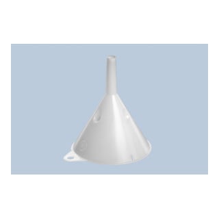 Hünersdorff Trichter HD-PE 140 mm mit Öse, naturfarben