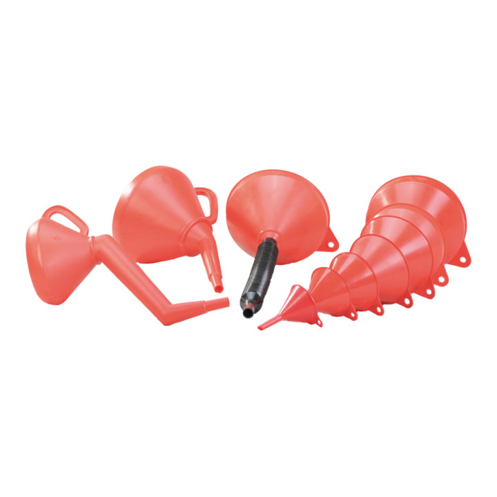 Hünersdorff Trichter HD-PE 140 mm mit Öse rot