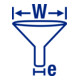 Hünersdorff Trichter HD-PE 168 mm mit Öse, mit Überlaufrand und Sieb, naturfarben-5