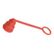 Hünersdorff Tüllen-Verschraubung für 815220 rot, Ø 24 mm, komplett, HDPE