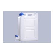Hünersdorff Wasserkanister HD-PE natur mit integriertem Auslaufhahn, 20 Liter-5