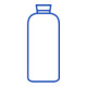 Hünersdorff Weithalsflasche 100 ml, LD-PE naturfarben, rund-5