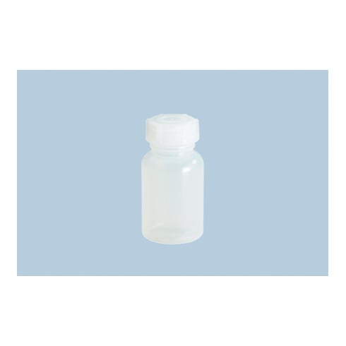 Hünersdorff Weithalsflasche 50 ml, LD-PE naturfarben, rund