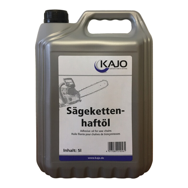 Huile à chaîne de tronçonneuse 100-120 mm²/s (à 40degr.C) 5 l KAJO