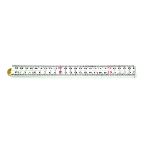 HULTAFORS Metro pieghevole in plastica bianco, L=1 m