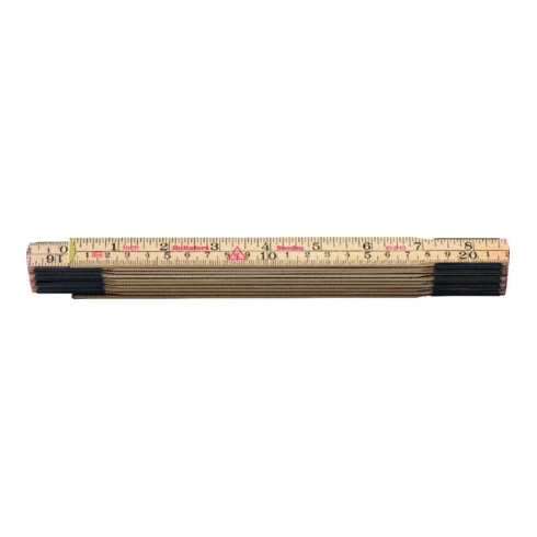 HULTAFORS Règle à segments bouleau 2 m x 17 mm naturel Pouces/mm