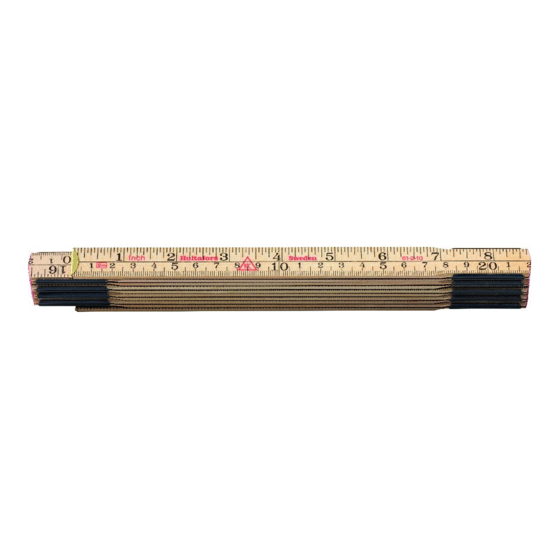 HULTAFORS Règle à segments bouleau 2 m x 17 mm naturel Pouces/mm