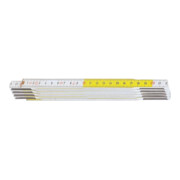 HULTAFORS Règle à segments Bouleau 2m x 17mm jaune-blanc