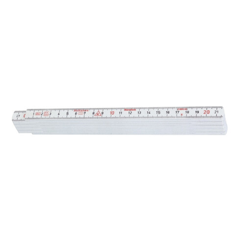 HULTAFORS Règle pliante plastique 1 m x 13 mm blanc