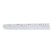 HULTAFORS Règle pliante plastique 1 m x 13 mm blanc