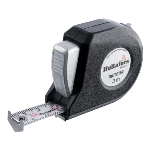 Hultafors Taschenrollbandmaß Talmeter L.3m Band-B.16mm mm/cm EG II ABS