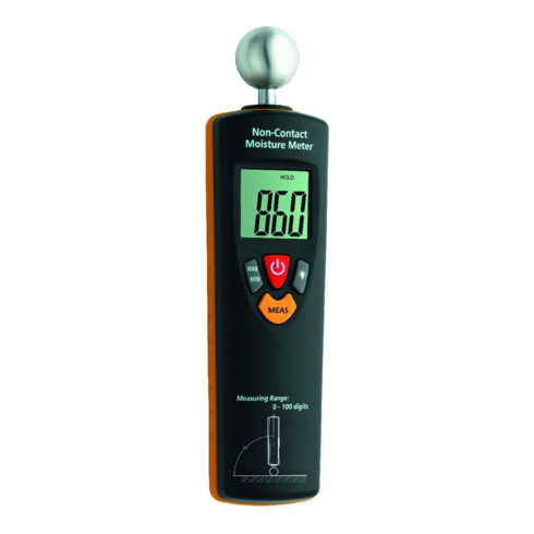 Humidimètre 0-100 chiffres pour bois et matériaux de construction H280xB45xT33mm