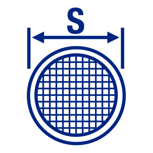 Insert de tamisage de rechange Hünersdorff pour entonnoir en acier inoxydable